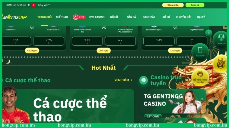 Đăng ký Bongvip - Tạo tài khoản chơi cược siêu đơn giản 4 Liên hệ hỗ trợ khi gặp khó khăn lúc đăng ký Bongvip