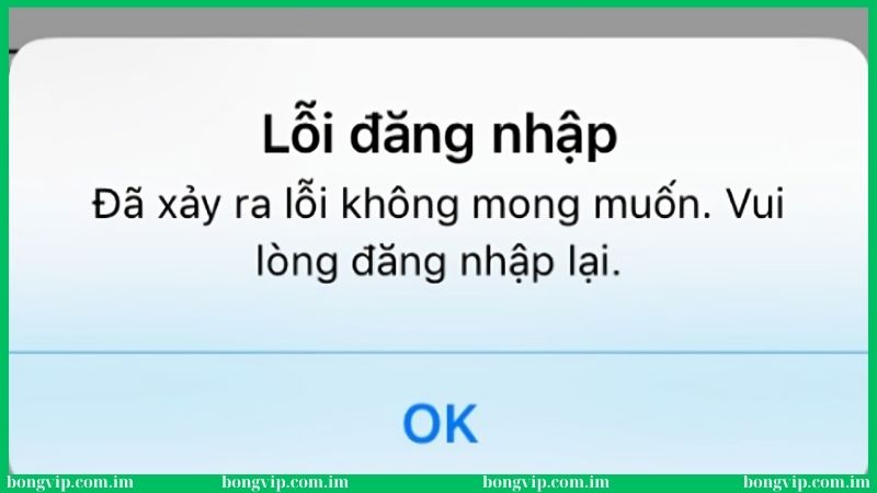 Đăng nhập Bongvip - Hướng dẫn thao tác chi tiết từ A đến Z 4 Cách xử lý lỗi đăng nhập phổ biến tại Bongvip