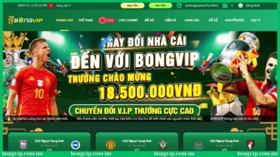 Rút tiền Bongvip siêu dễ tại nền tảng nhà cái cực hot
