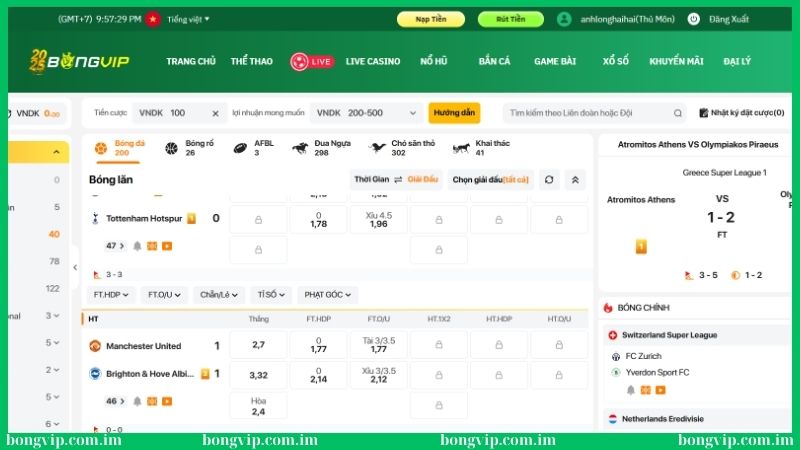 Soi kèo thẻ phạt Bongvip - Dự đoán kèo cược thông minh 4 Soi kèo thẻ phạt bằng cách theo dõi biến động tỷ lệ